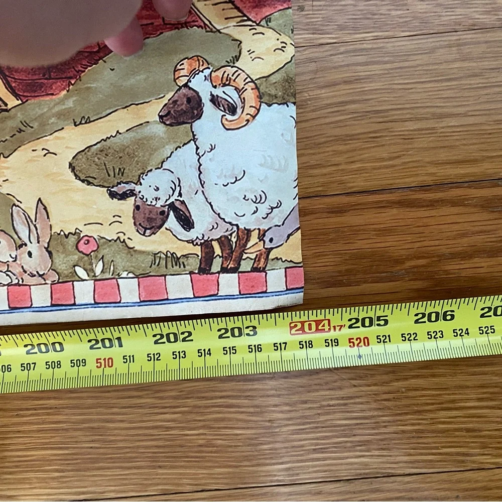 NOAH'S ARK wallpaper border wallpaper aproximativ 17’ft NEW Nursery